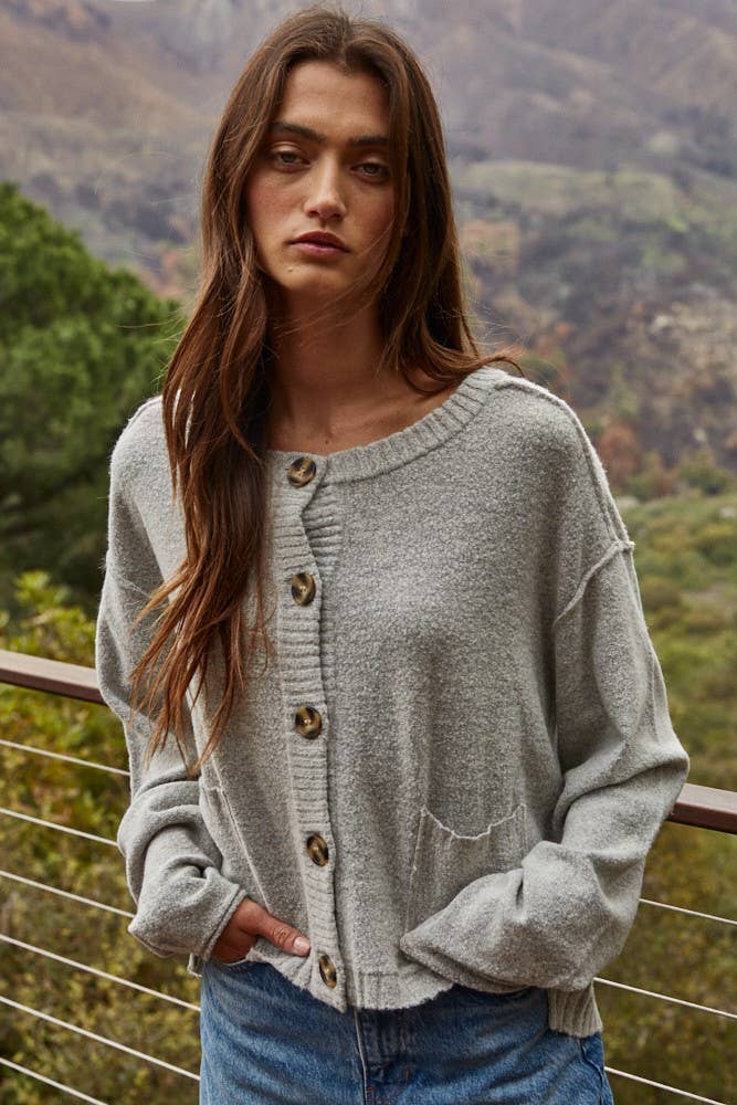Knit Sweater Light Weight Cardigan
