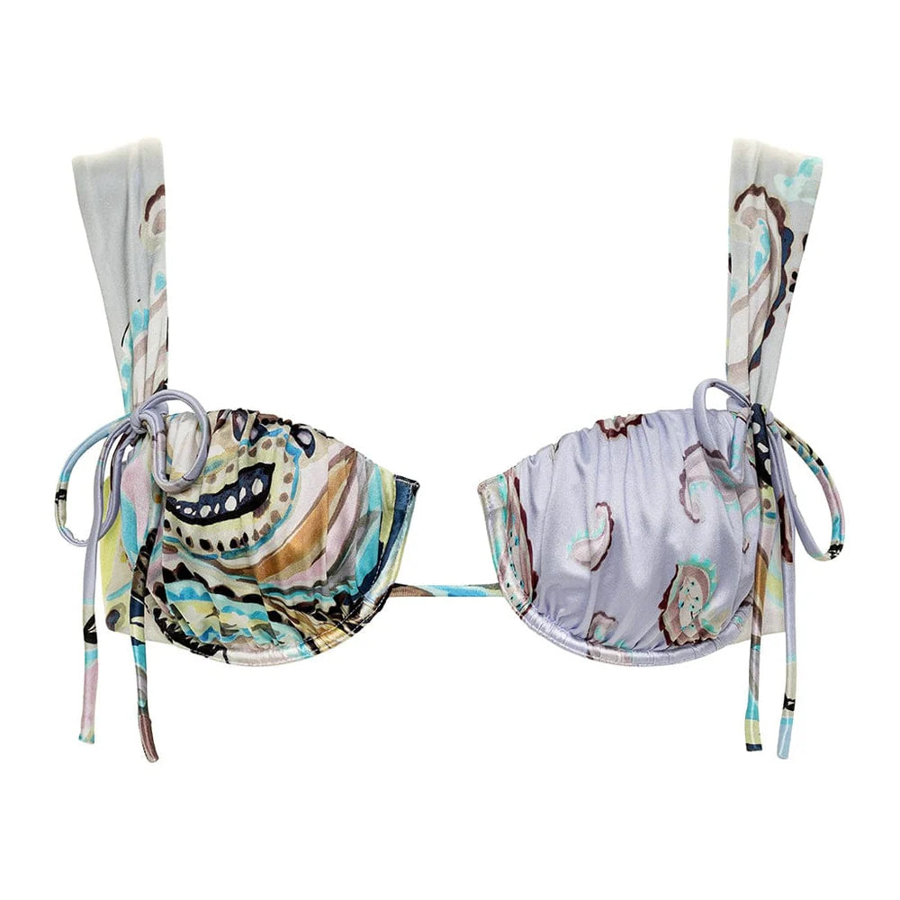 Montce - St. Barths Floral Petal (Wide Straps) Bikini Top