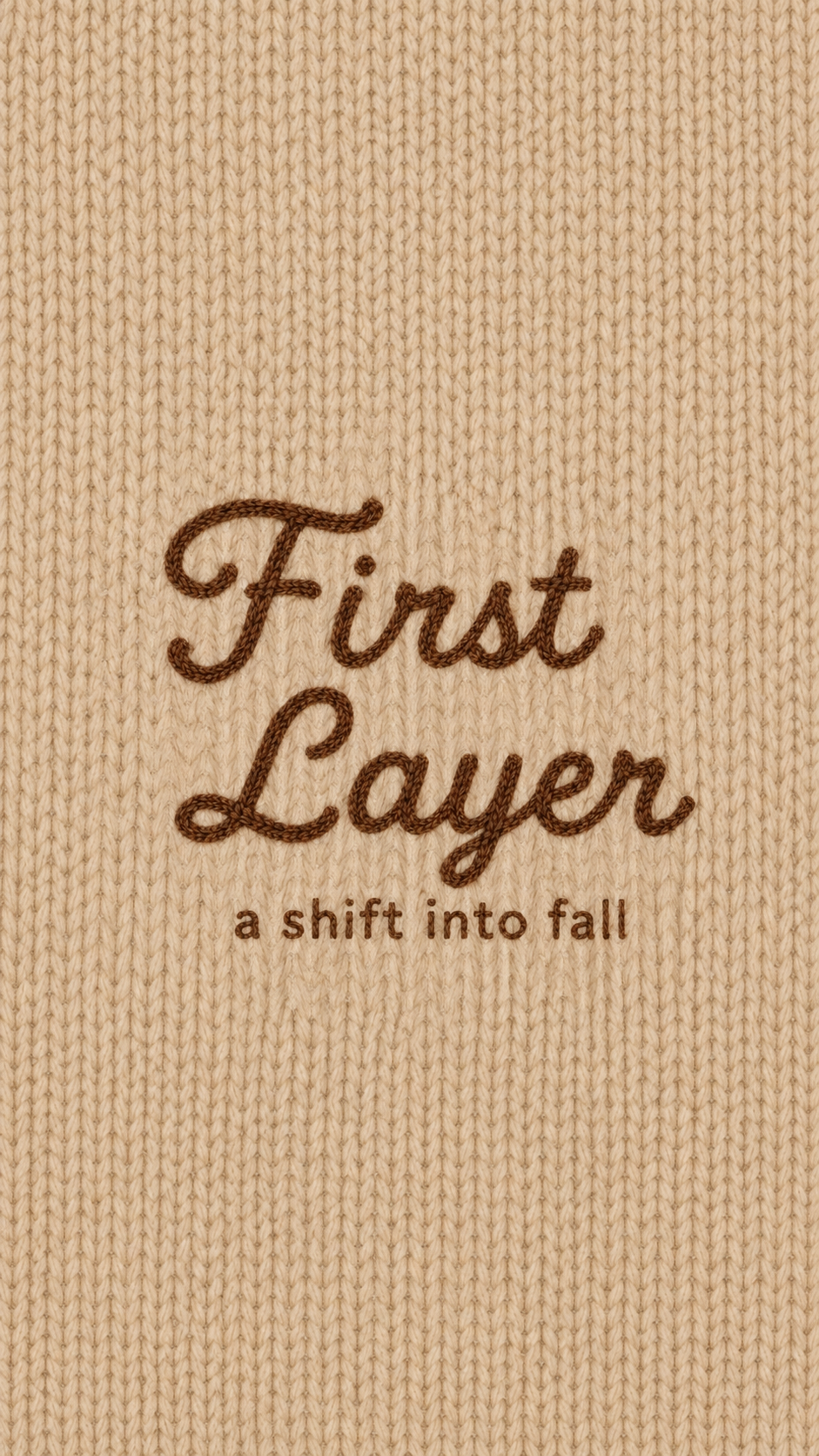 FIRST LAYER