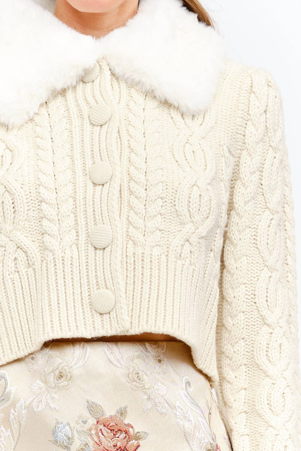 Angie Ivory Cardigan