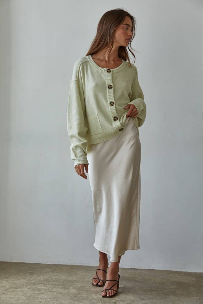Knit Sweater Light Weight Cardigan