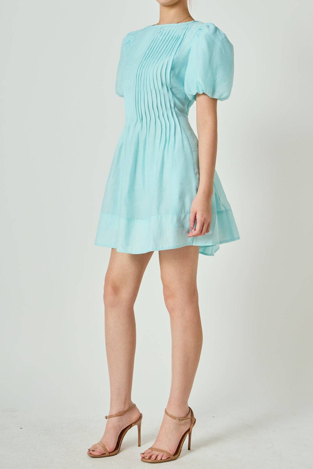 BRIDGET PINTUCK MINI DRESS