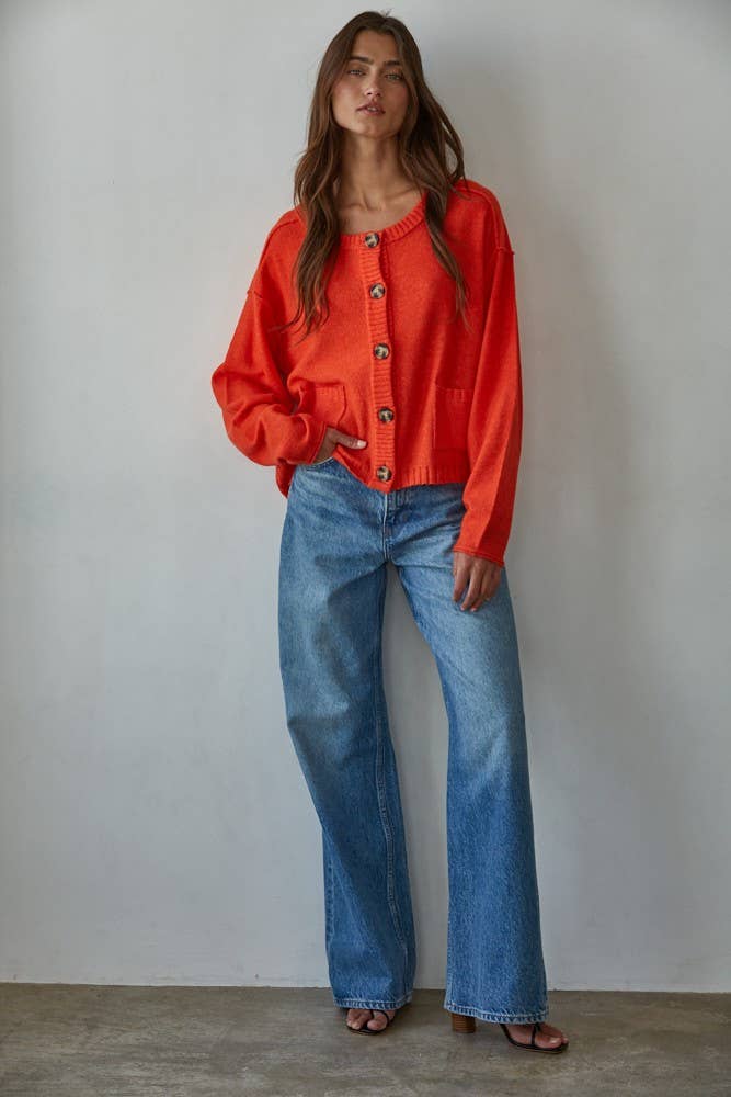 Knit Sweater Light Weight Cardigan