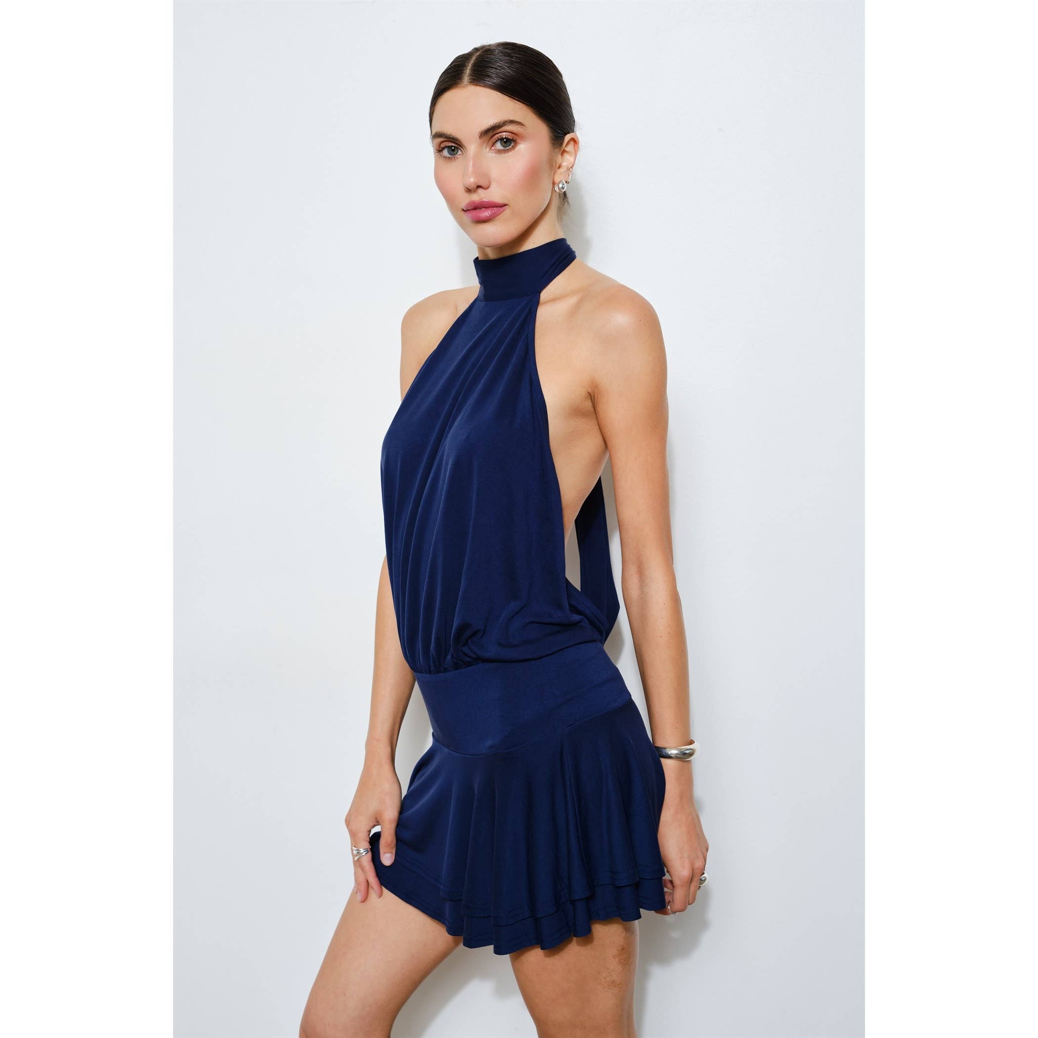 Skye Halter Tie-Back Dress