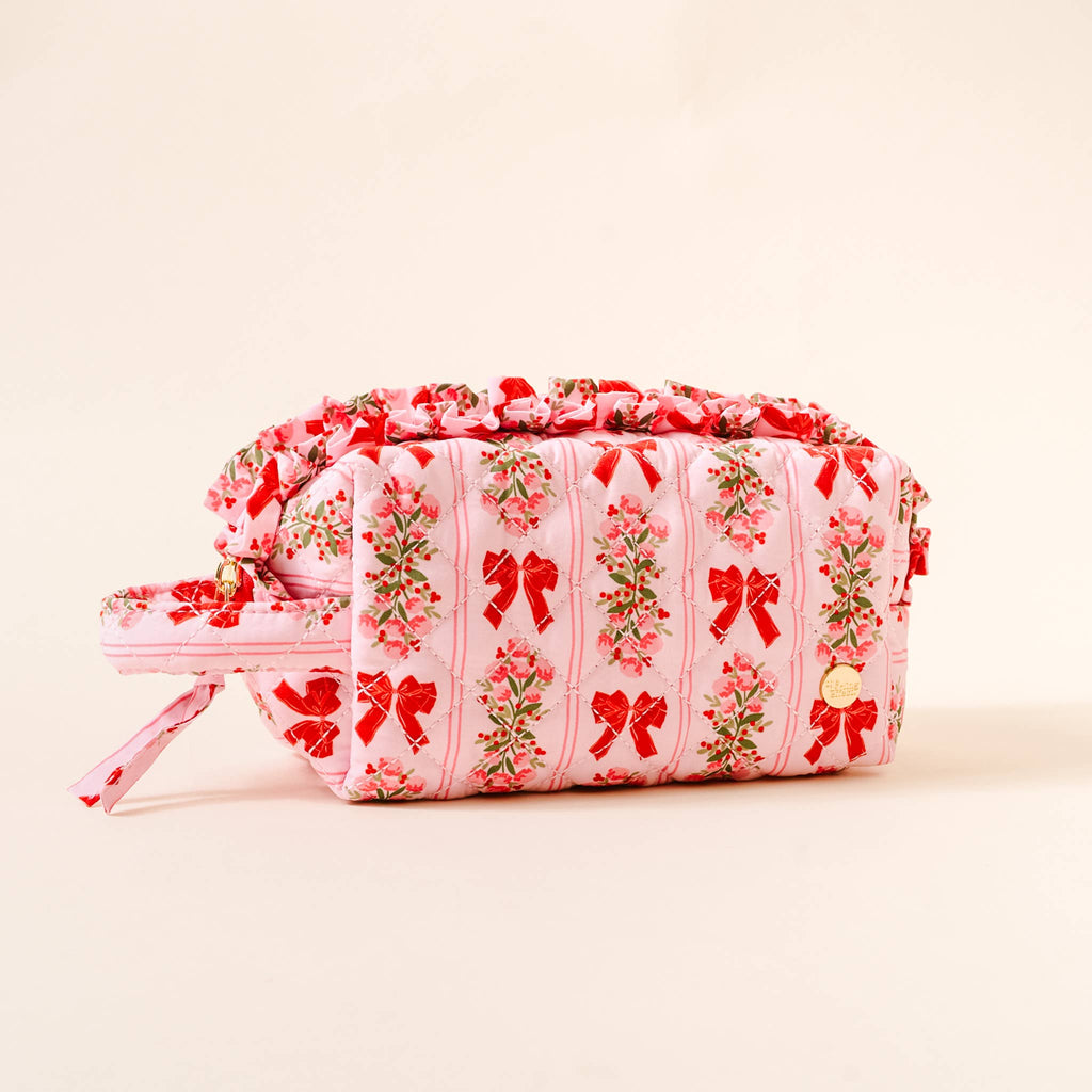 Essentials Quilted Cosmetic Pouch-Oh So Merry