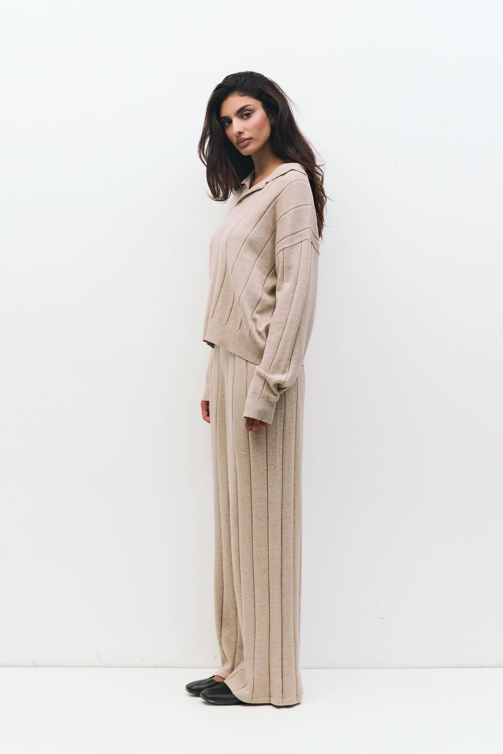 The Lennon Pants | Wide Rib Lounge Pants