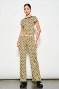 DUKE POLKA DOT FOLDOVER PANTS