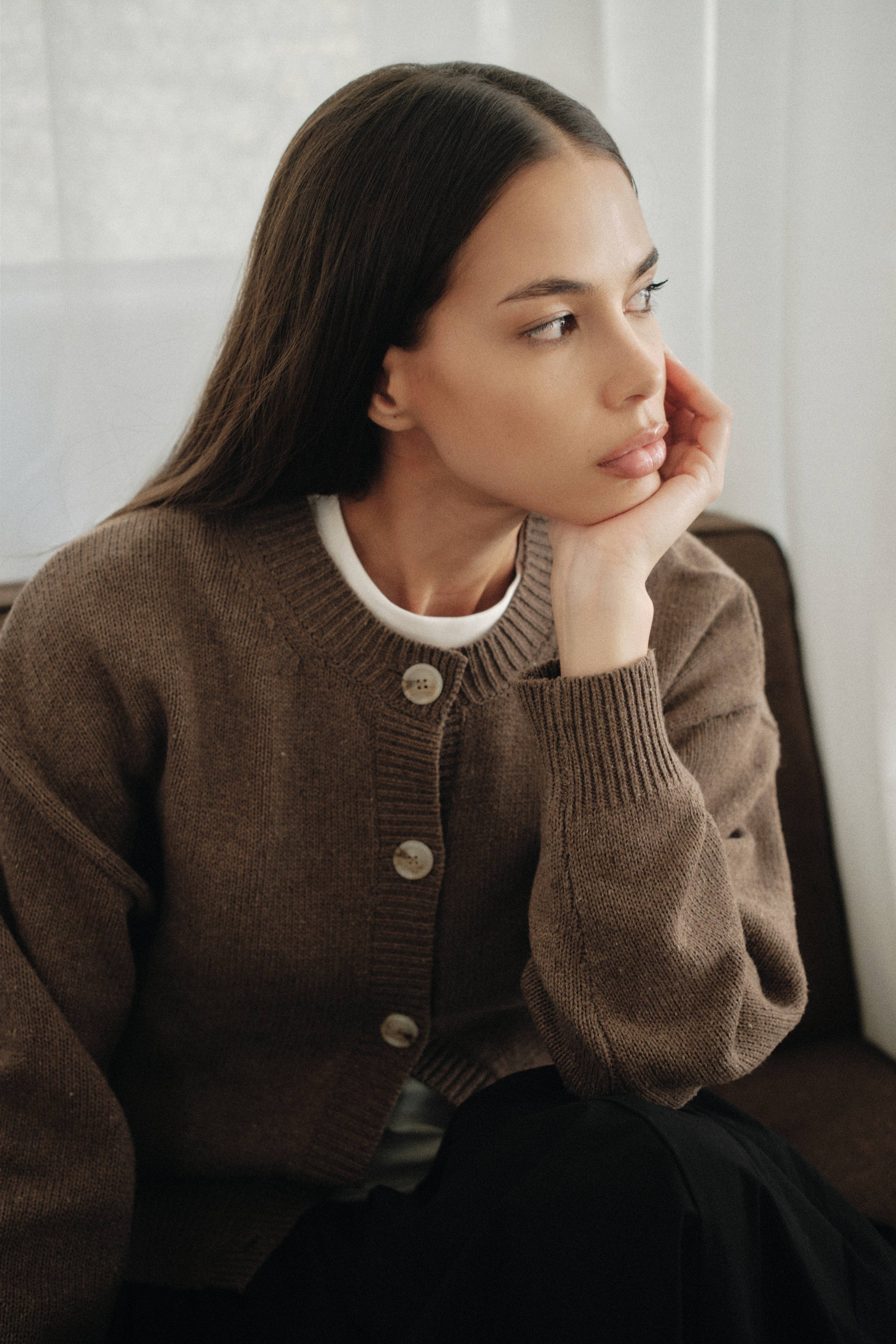 The Lucy Cardigan | Boxy Fit Button-Down Cardigan