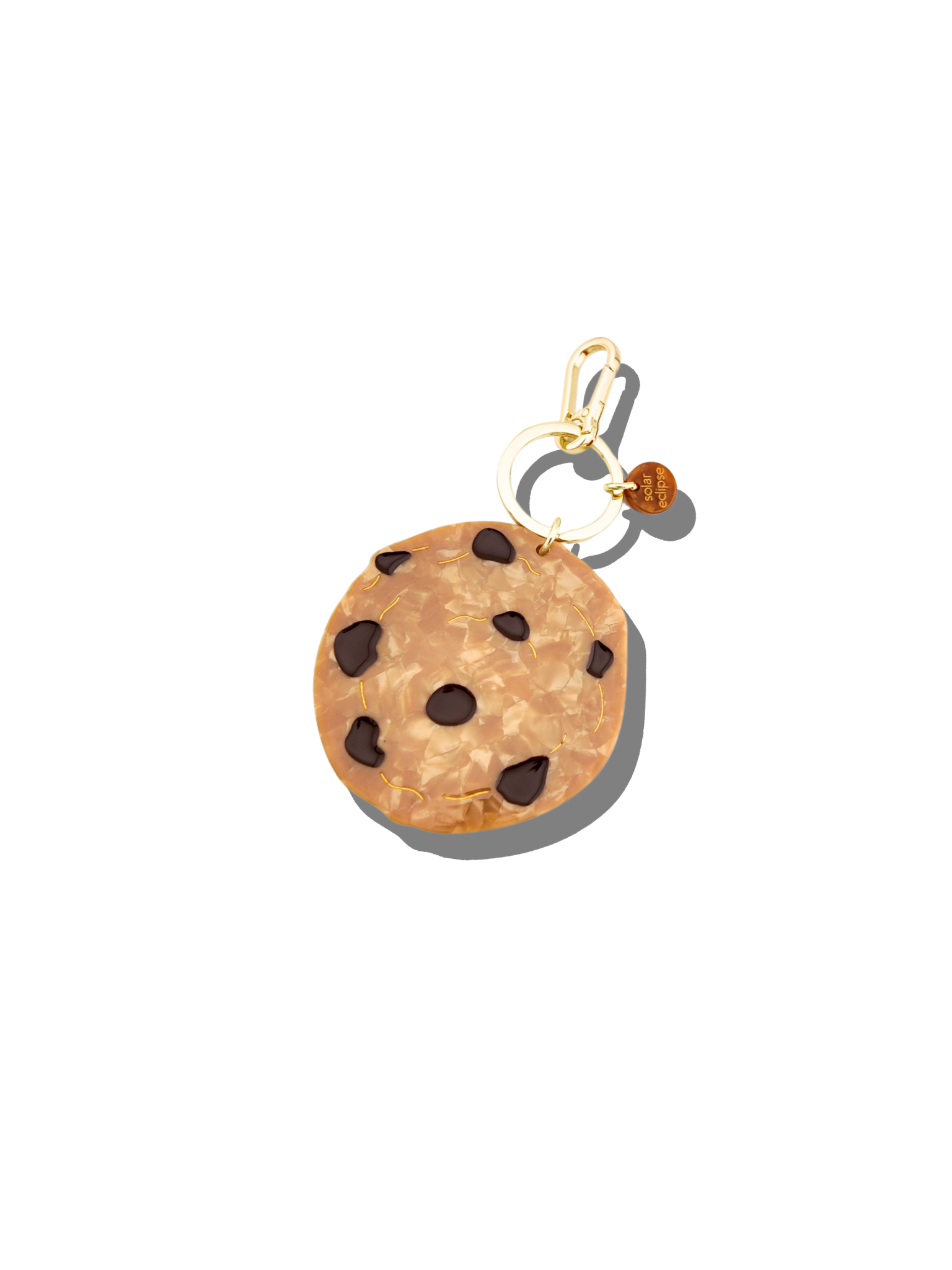 Chocolate Chip Cookie Bag Charm + Keychain