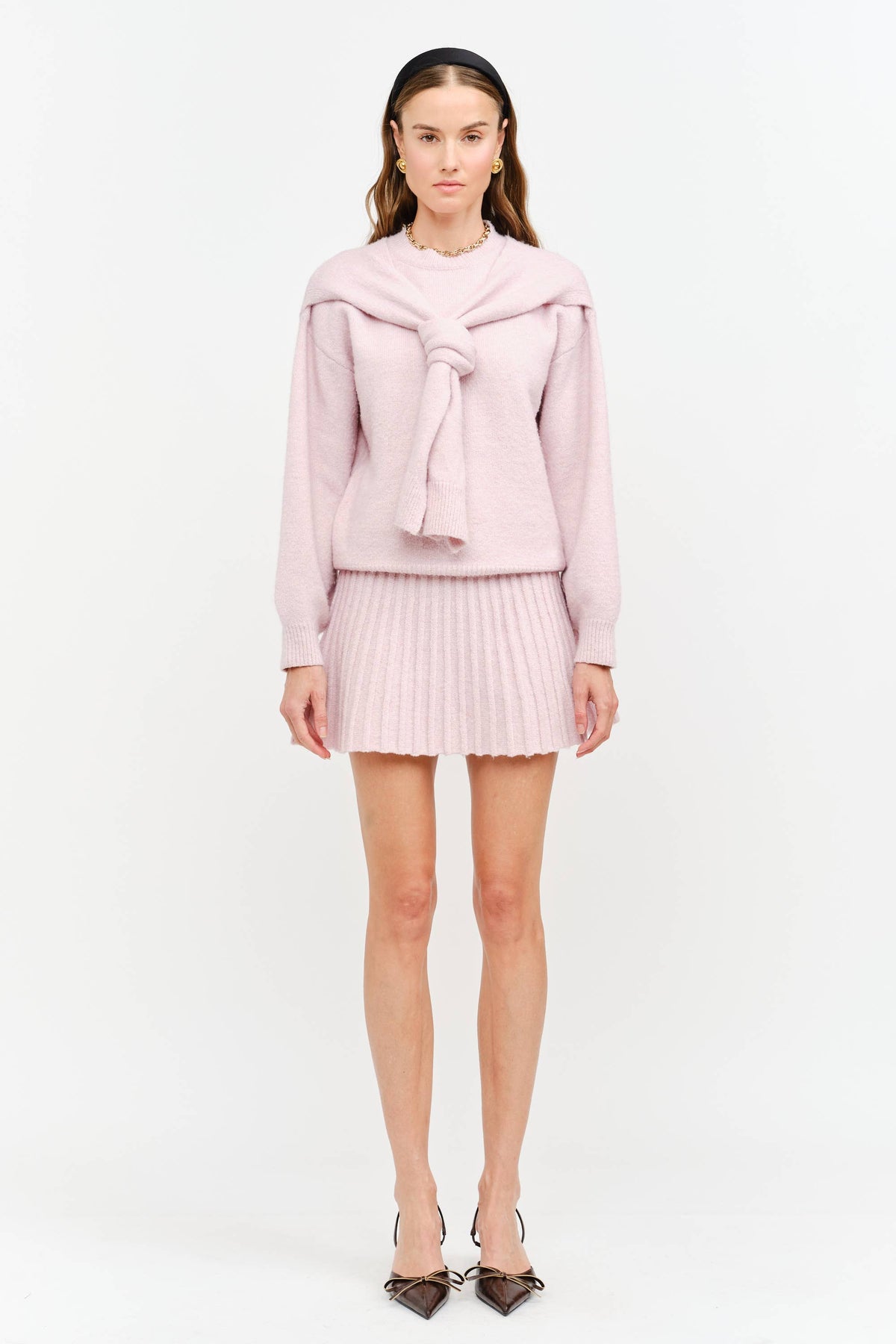 BEAU DUSTY ROSE SWEATER