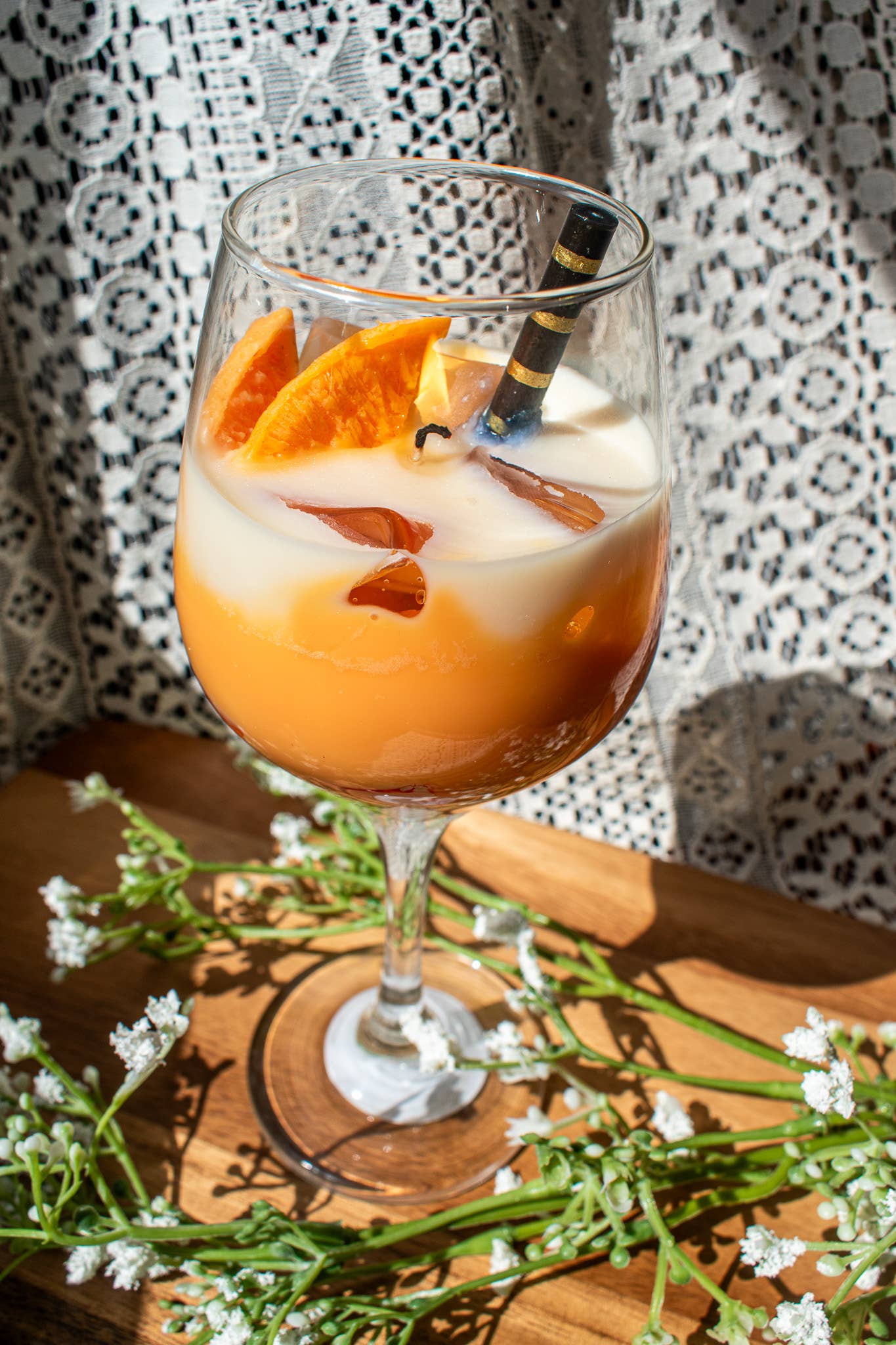 Aperol Spritz Soy Blend Candle - Hand Poured in Small Batch 