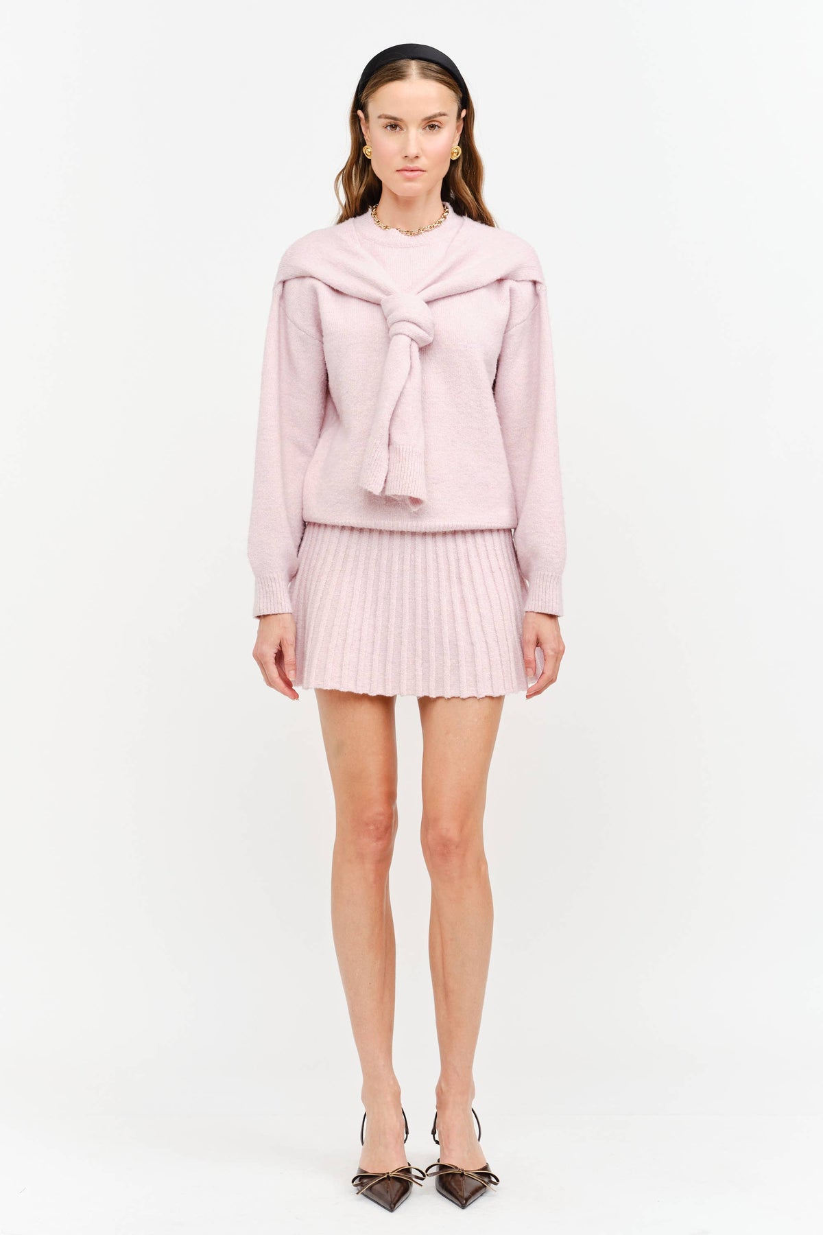 BEAU DUSTY ROSE SWEATER