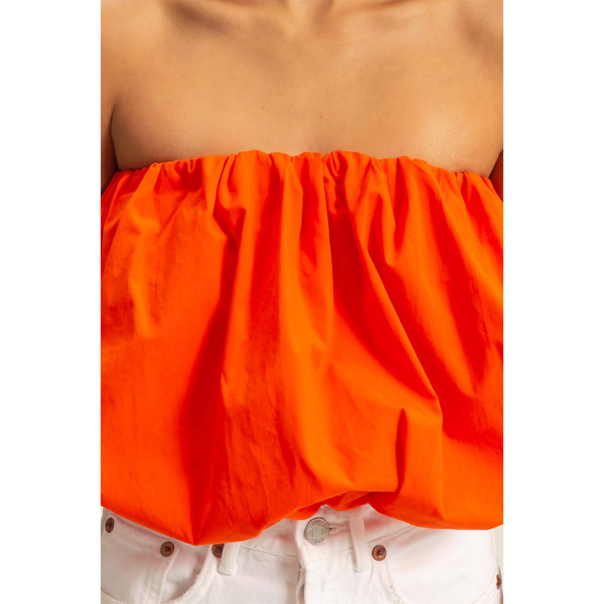 Strapless Bubble Top