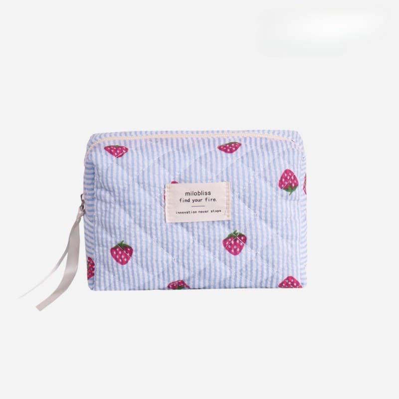 Candy Color Sweet Large Capacity Cosmetic Bag