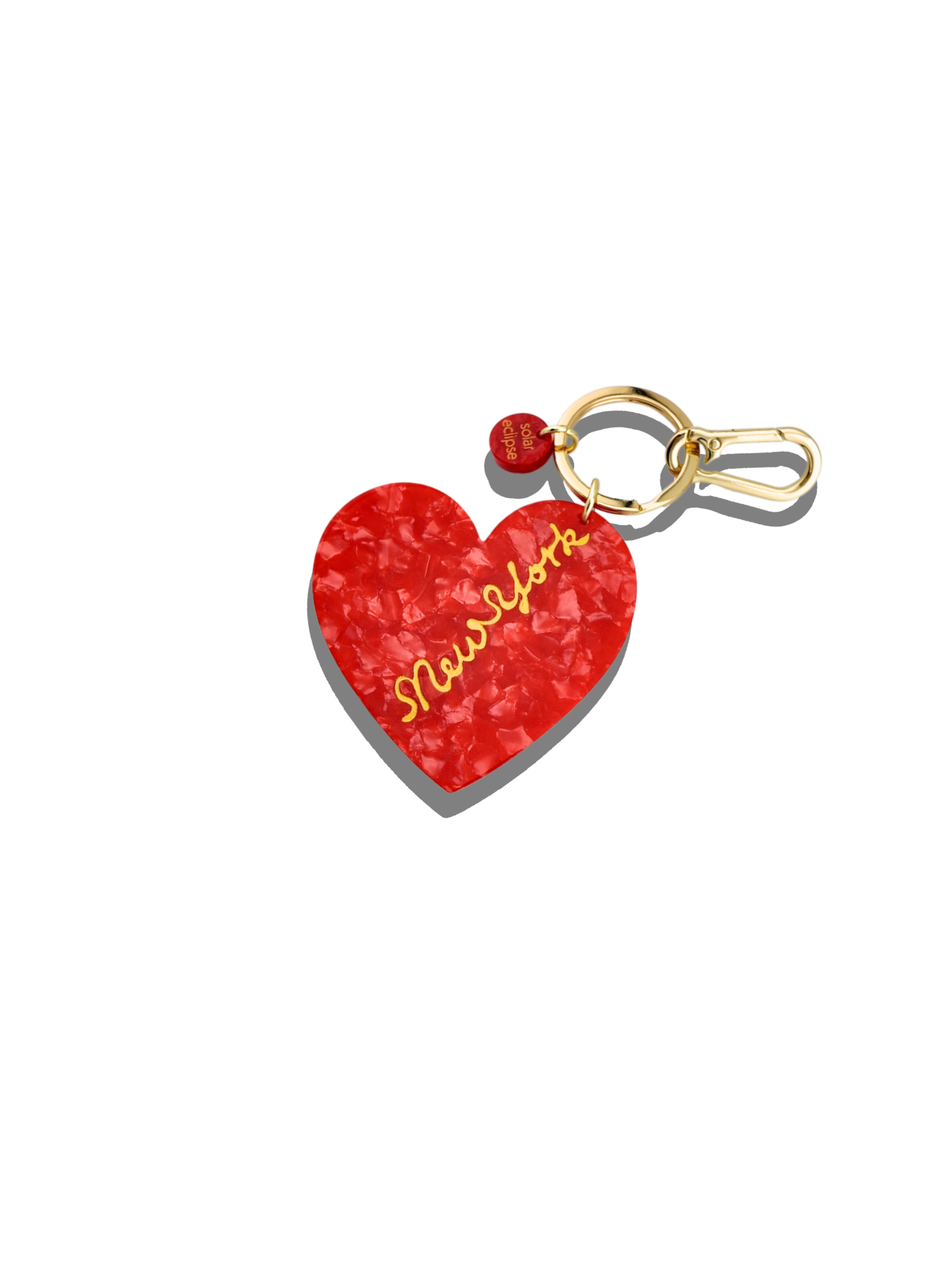 New York Heart Bag Charm + Keychain