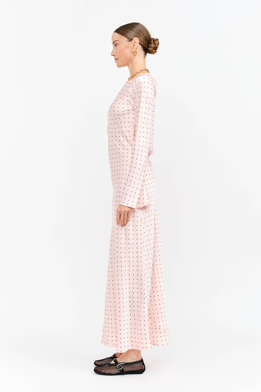 Georgie Pink Dot Dress