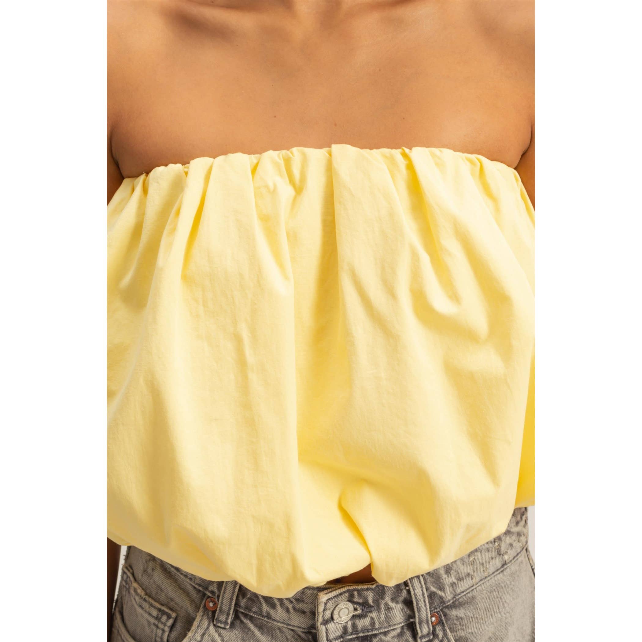 Strapless Bubble Top