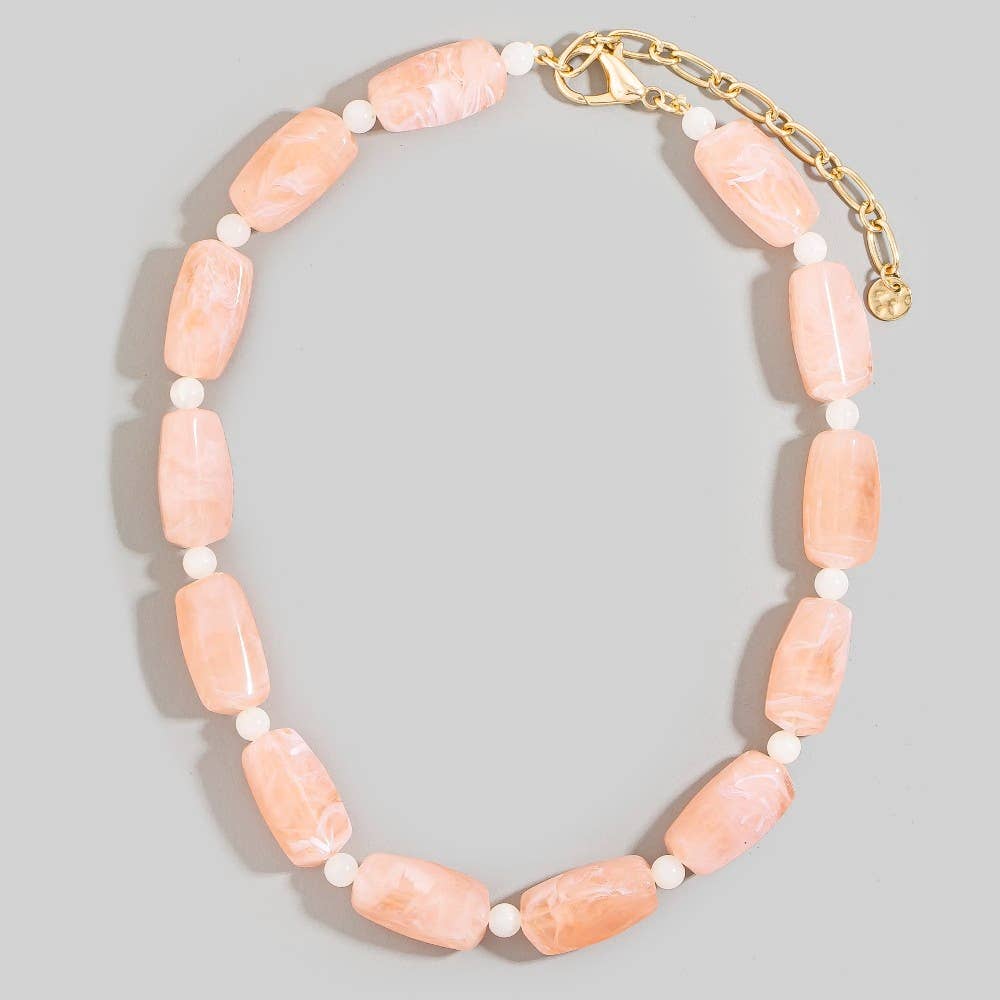 MARBLE BEADED NECKLACE