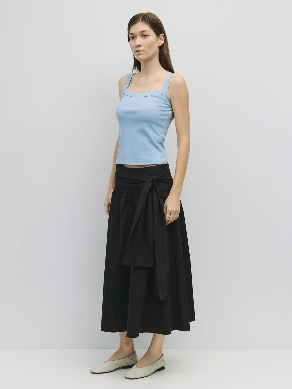 The Ruth Skirt | Tie-Waist Midi Dress