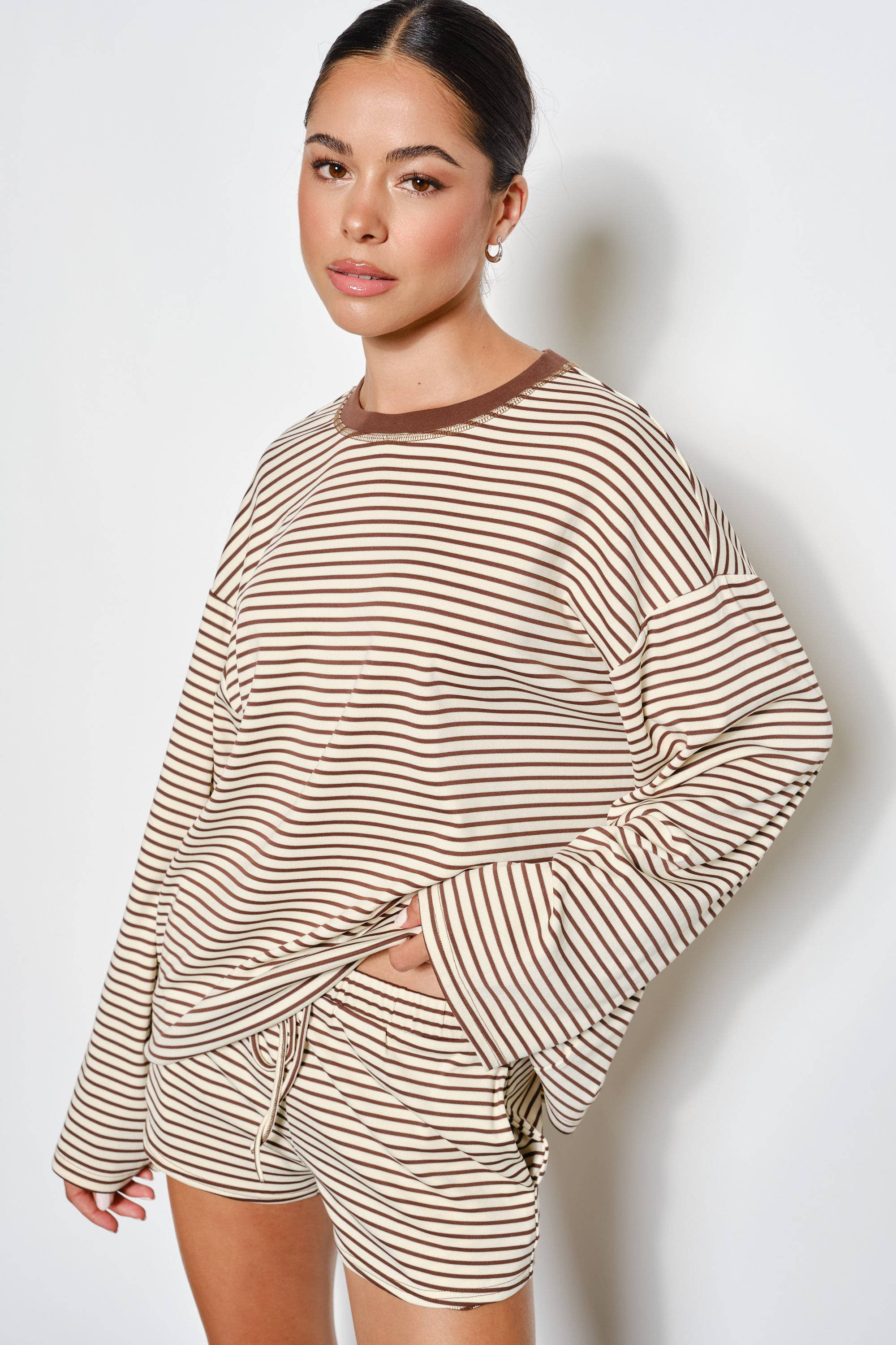 CASSANDRA STRIPED TOP
