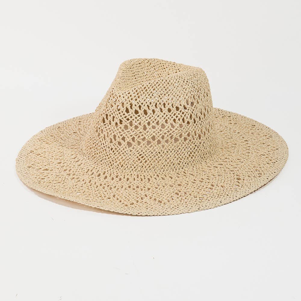 Loose Weave Straw Sun Hat