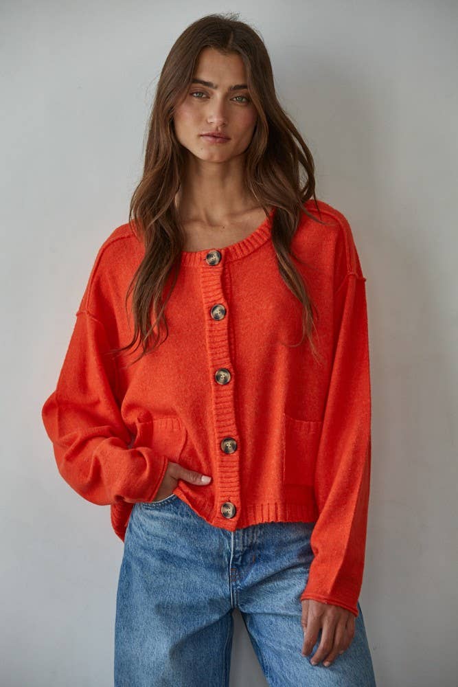 Knit Sweater Light Weight Cardigan