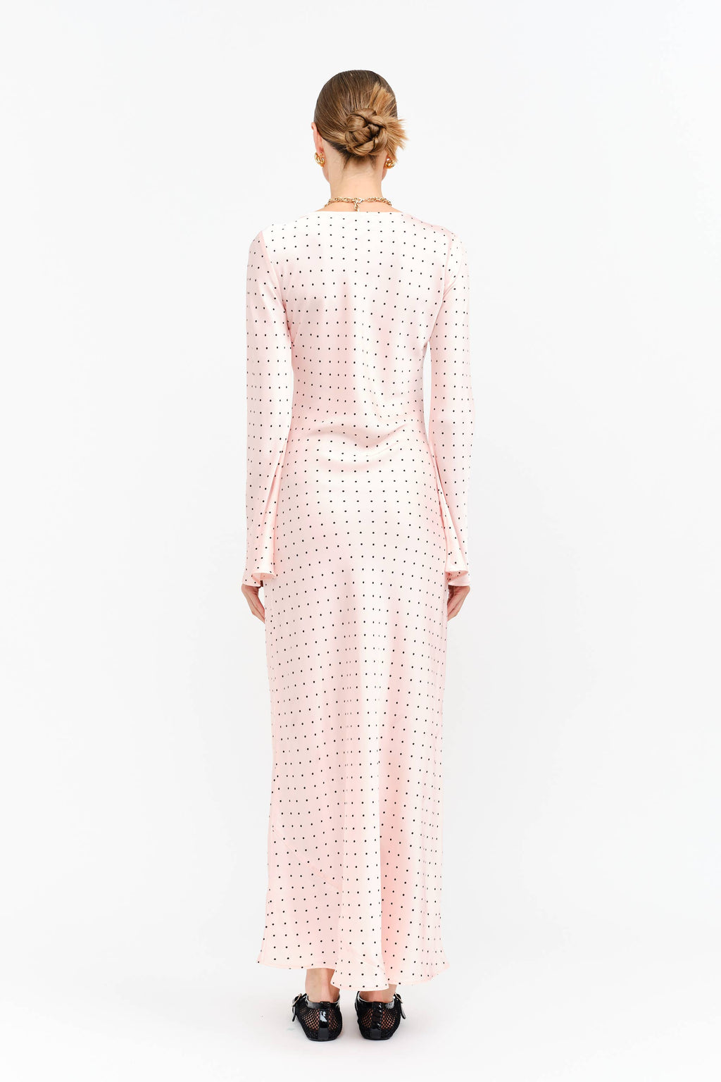 Georgie Pink Dot Dress