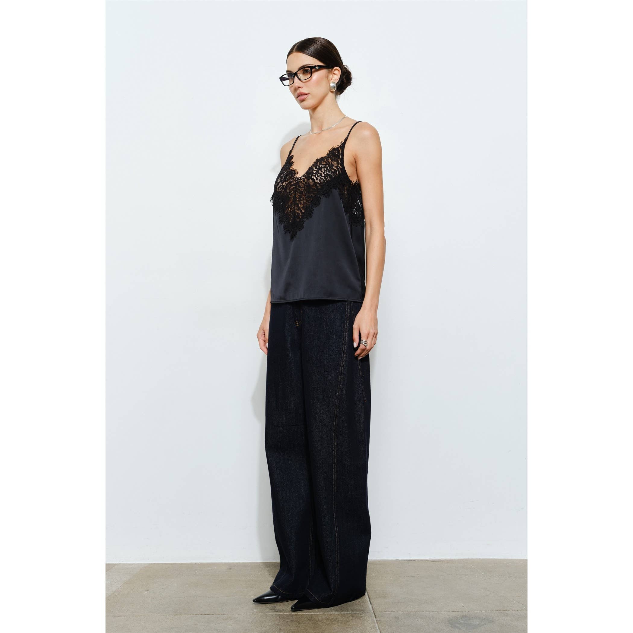 Geneva Lace Trim Cami