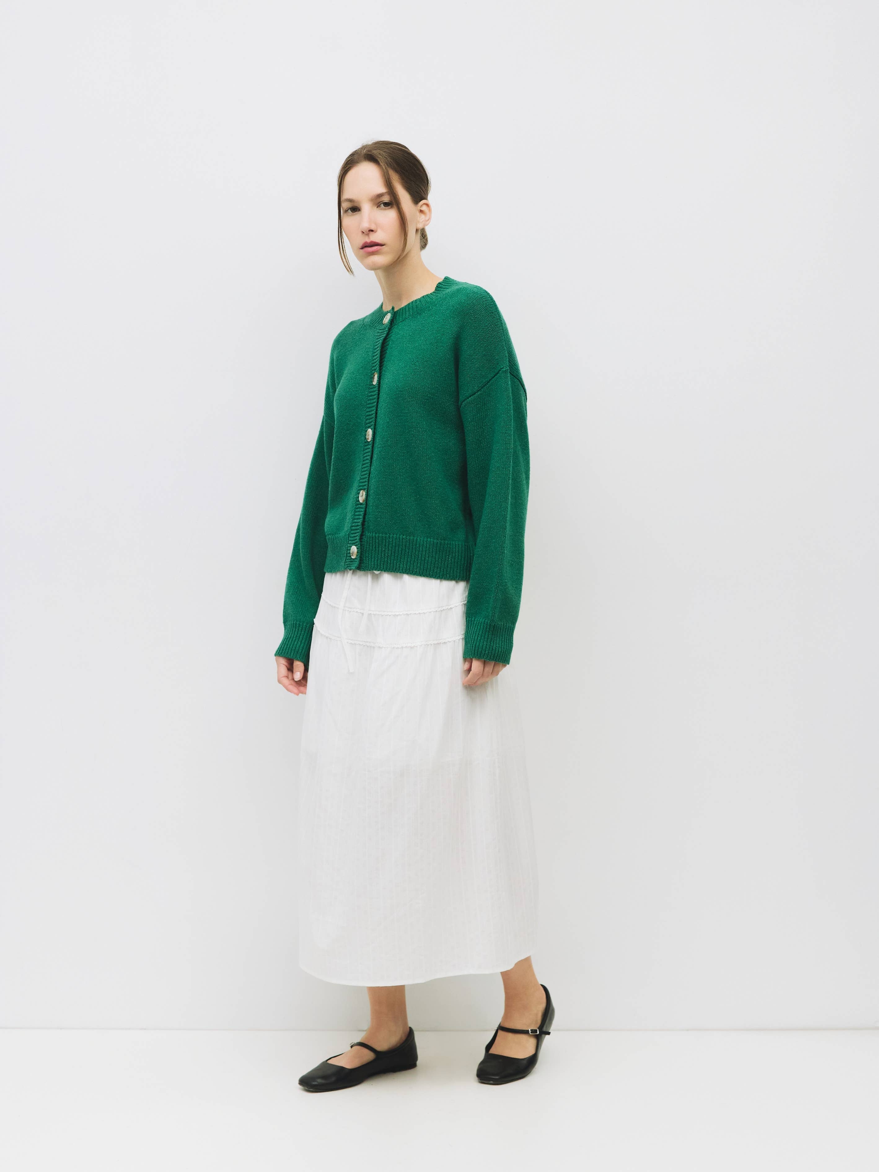 The Lucy Cardigan | Boxy Fit Button-Down Cardigan