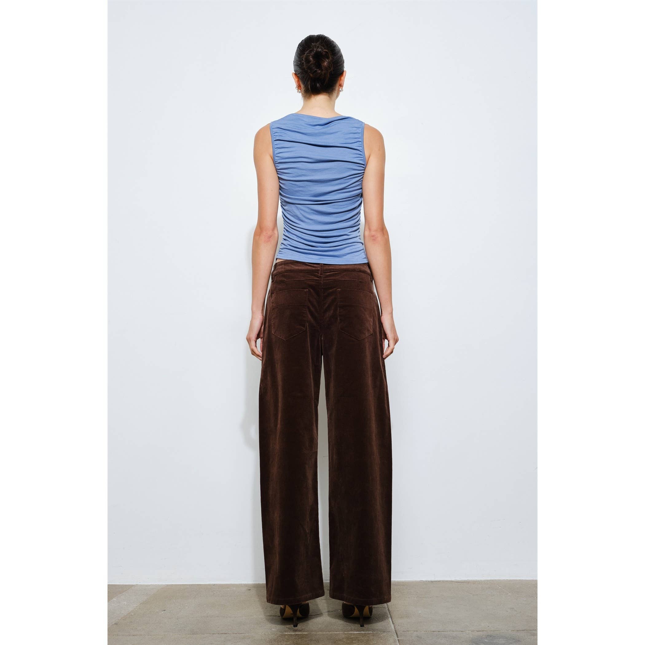 Catalina Draped Sleeveless Top