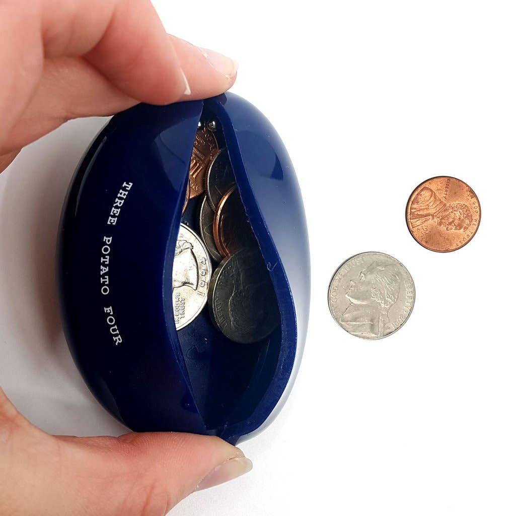 Coin Pouch Keychain - Oat Milk Money