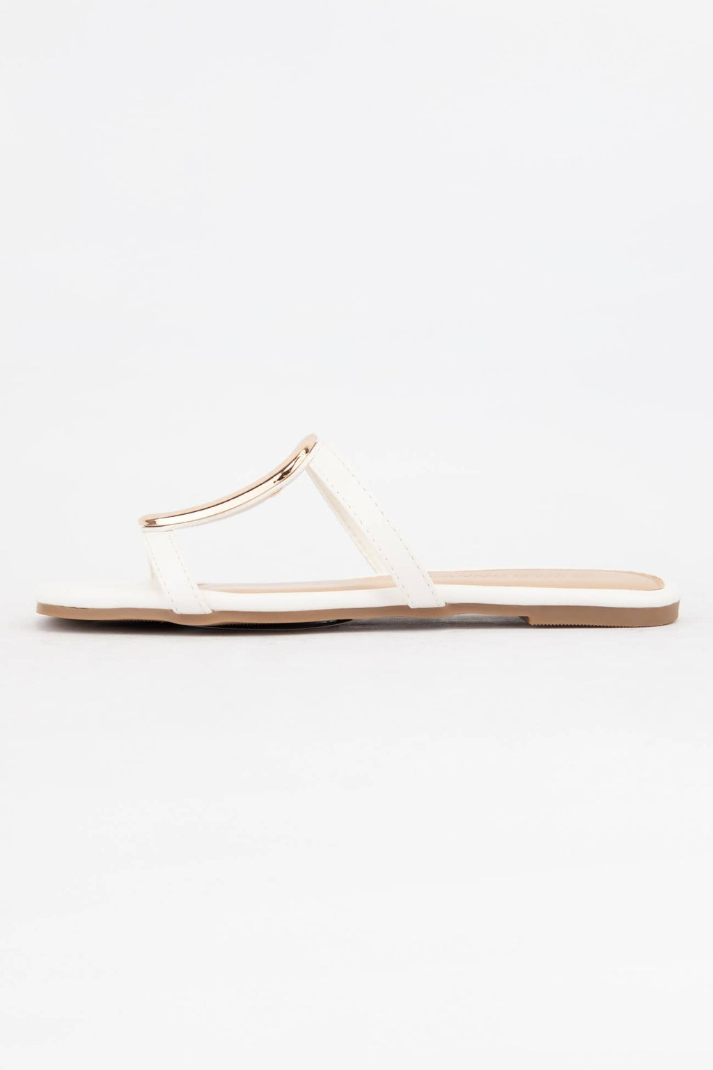 BARSA-01 GOLDEN EMBELLISHMENT DOUBLE STRAP SANDAL