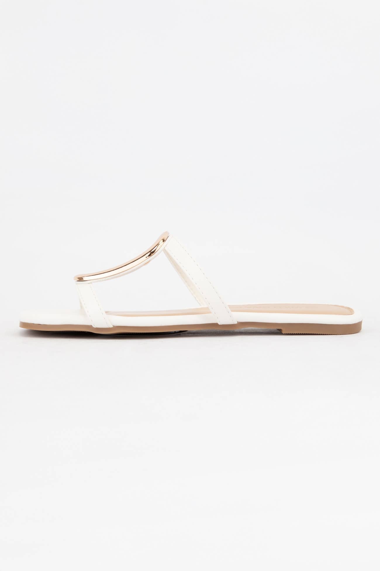 BARSA-01 GOLDEN EMBELLISHMENT DOUBLE STRAP SANDAL
