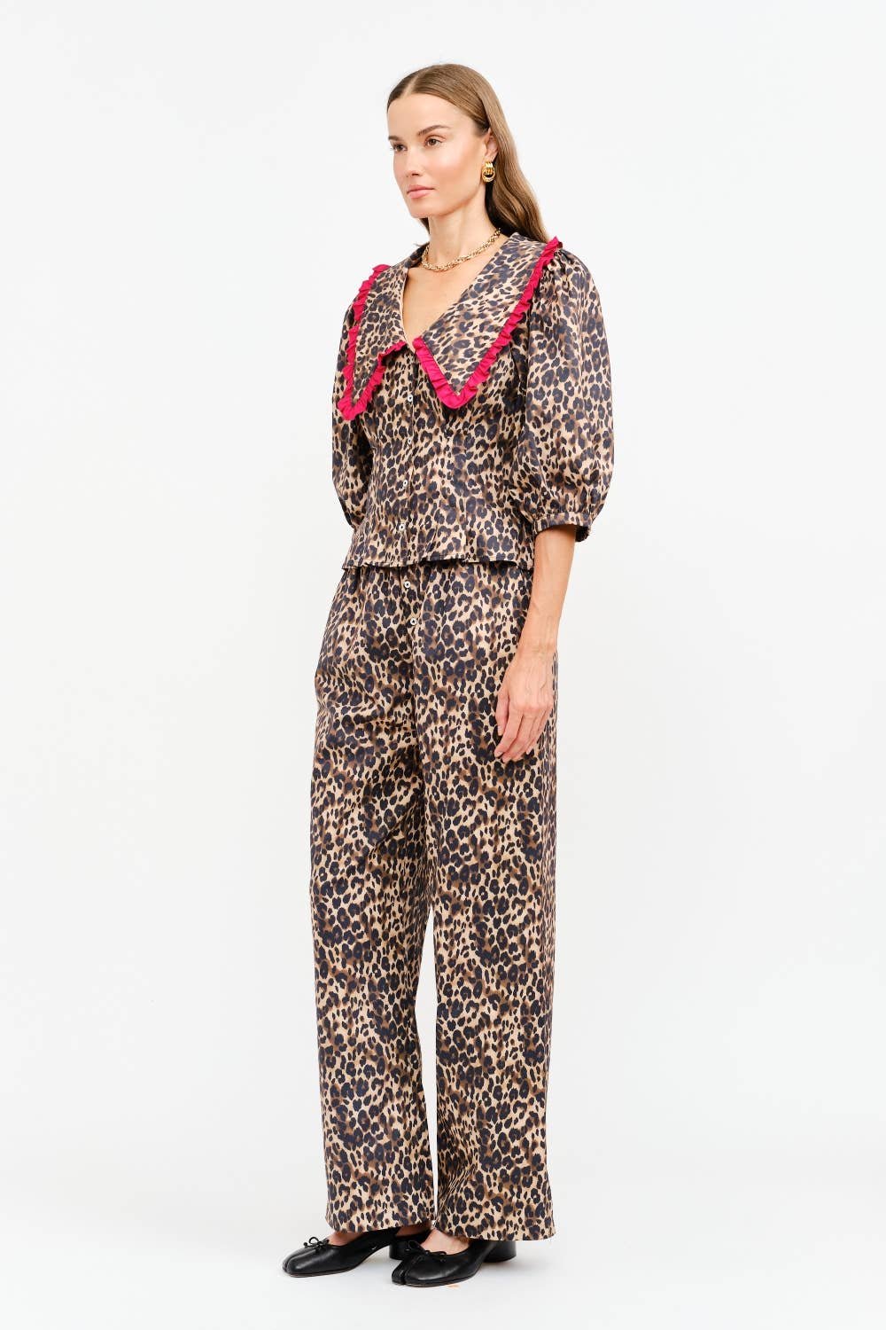 Matilda Leopard Blouse