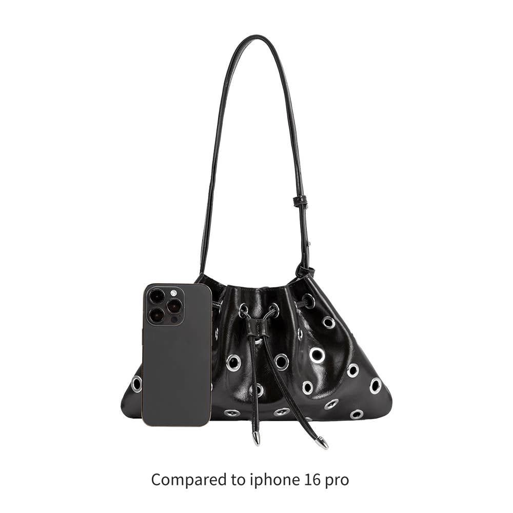 Paloma Chocolate Recycled Vegan Shoulder Bag