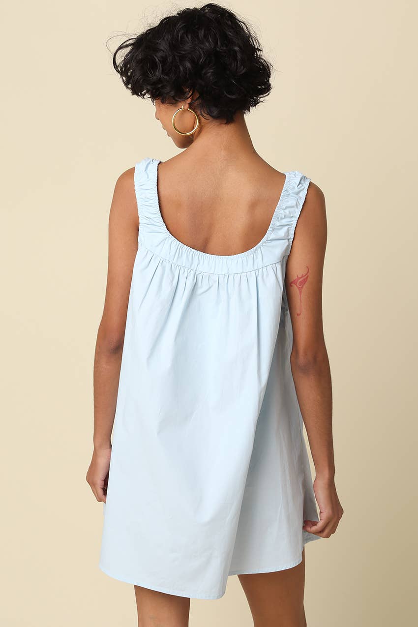 FFINN COTTON SWING MINI DRESS