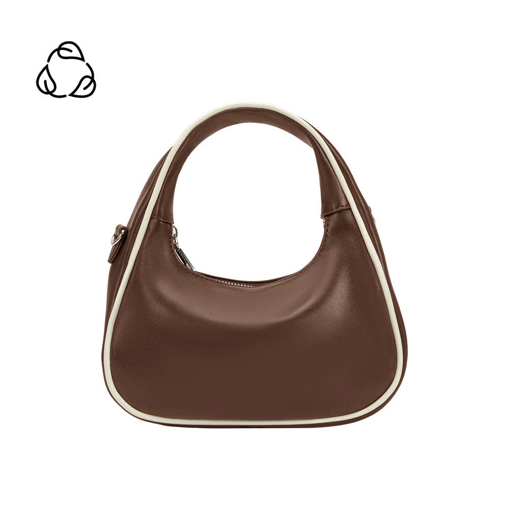 Sarita Chocolate Recycled Vegan Top Handle Bag