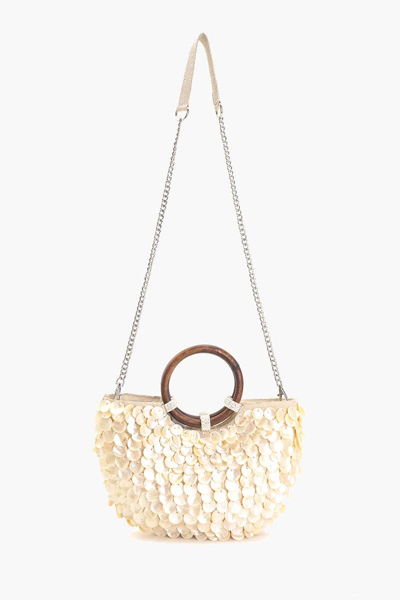 Mermaid Scale Top Handle Bag - (preorder)