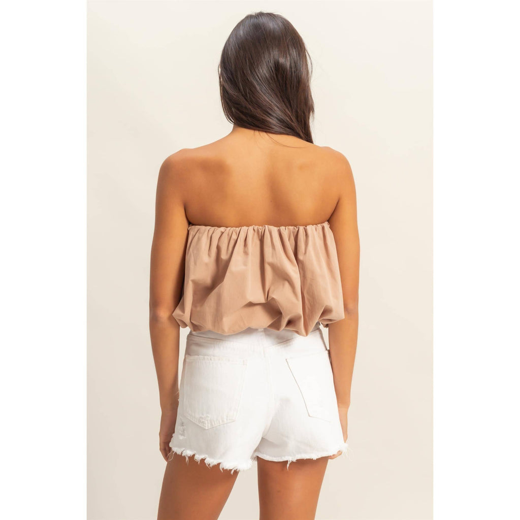 Strapless Bubble Top