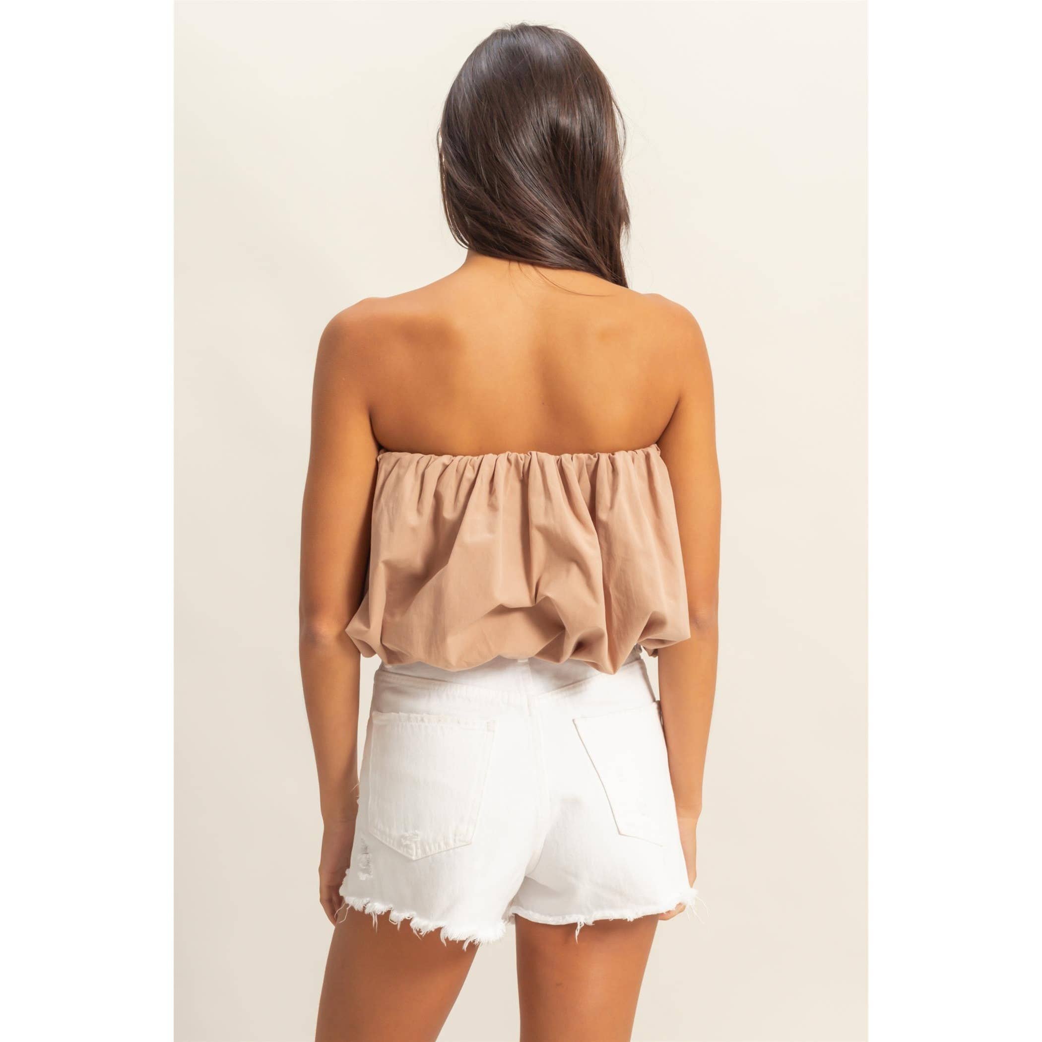 Strapless Bubble Top