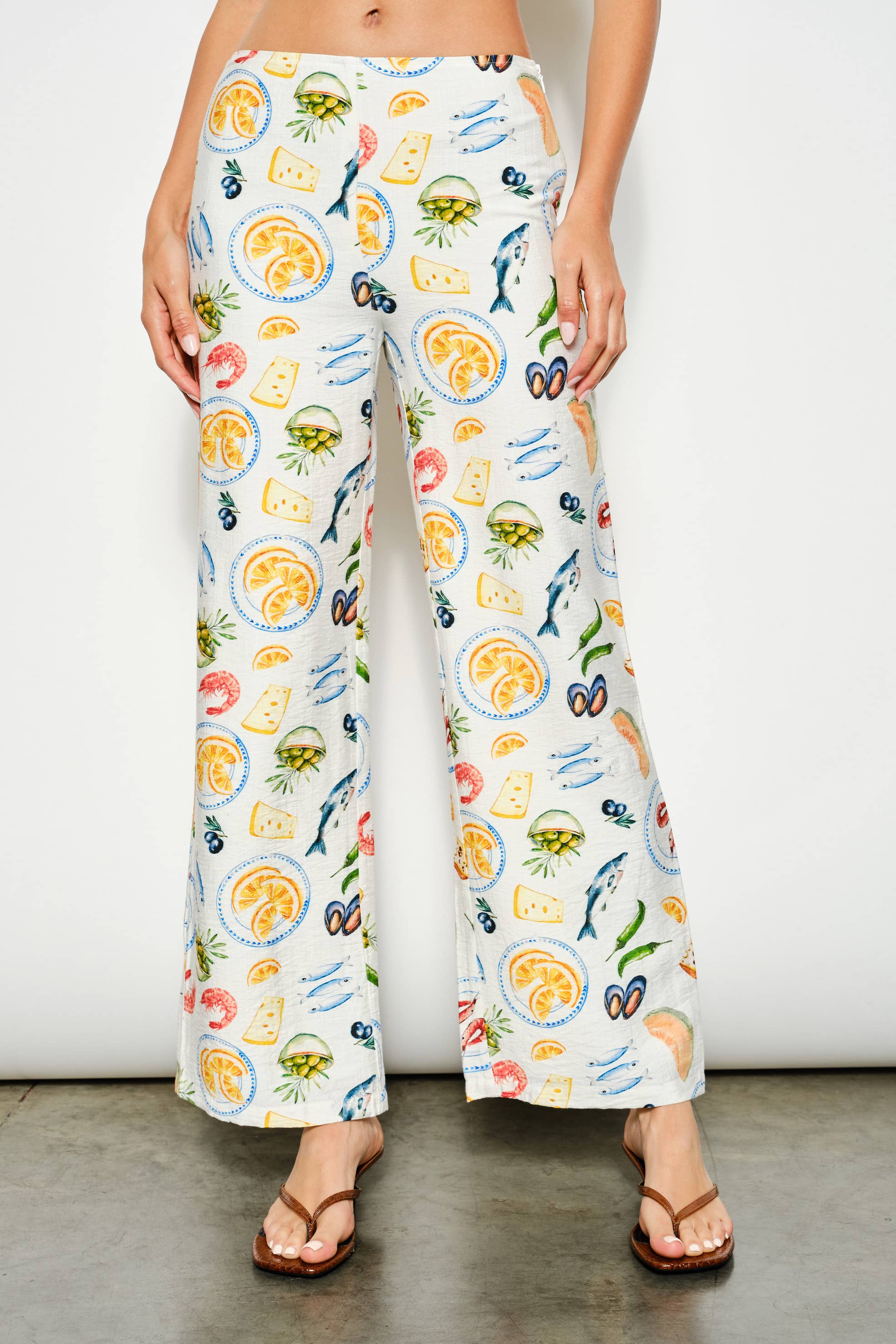 MADDOX PICNIC PRINT PANTS