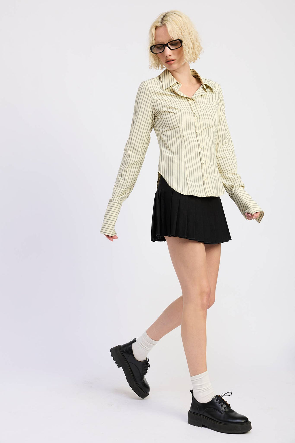 Button Down Striped Shirt