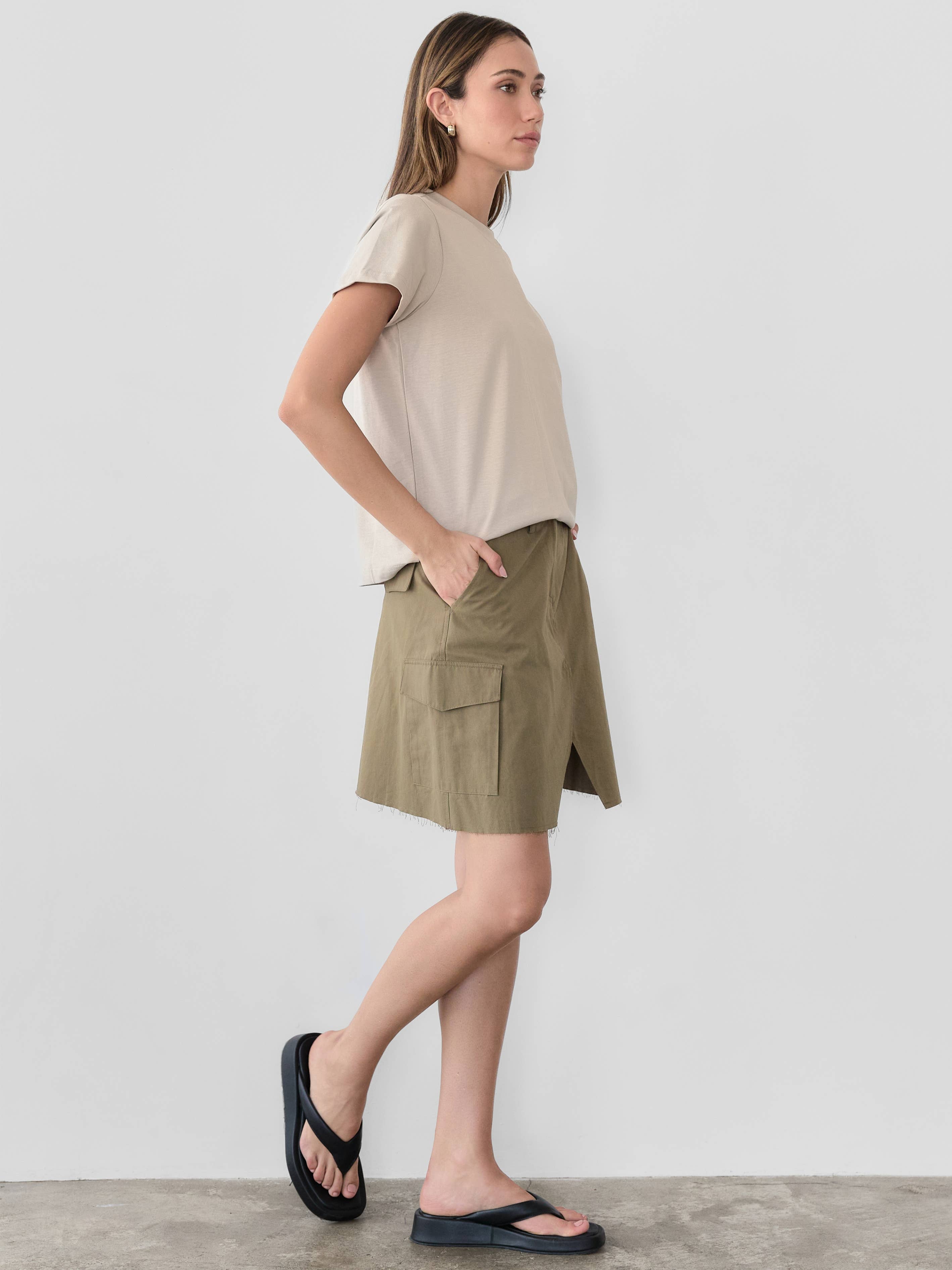 The Lanie Long Top | Casual Comfort Staple Tee