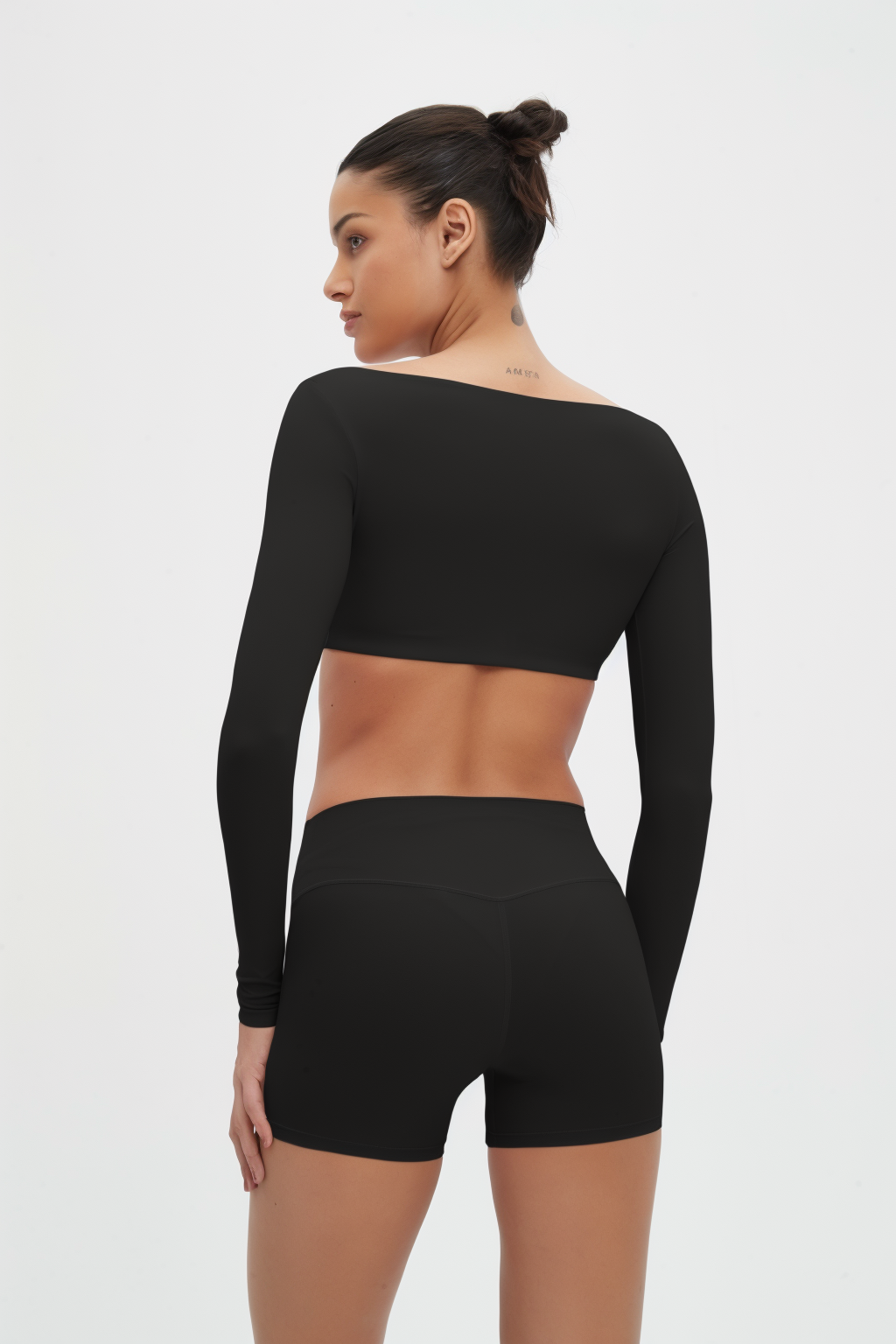 Nikki Long Sleeve Super Crop Top