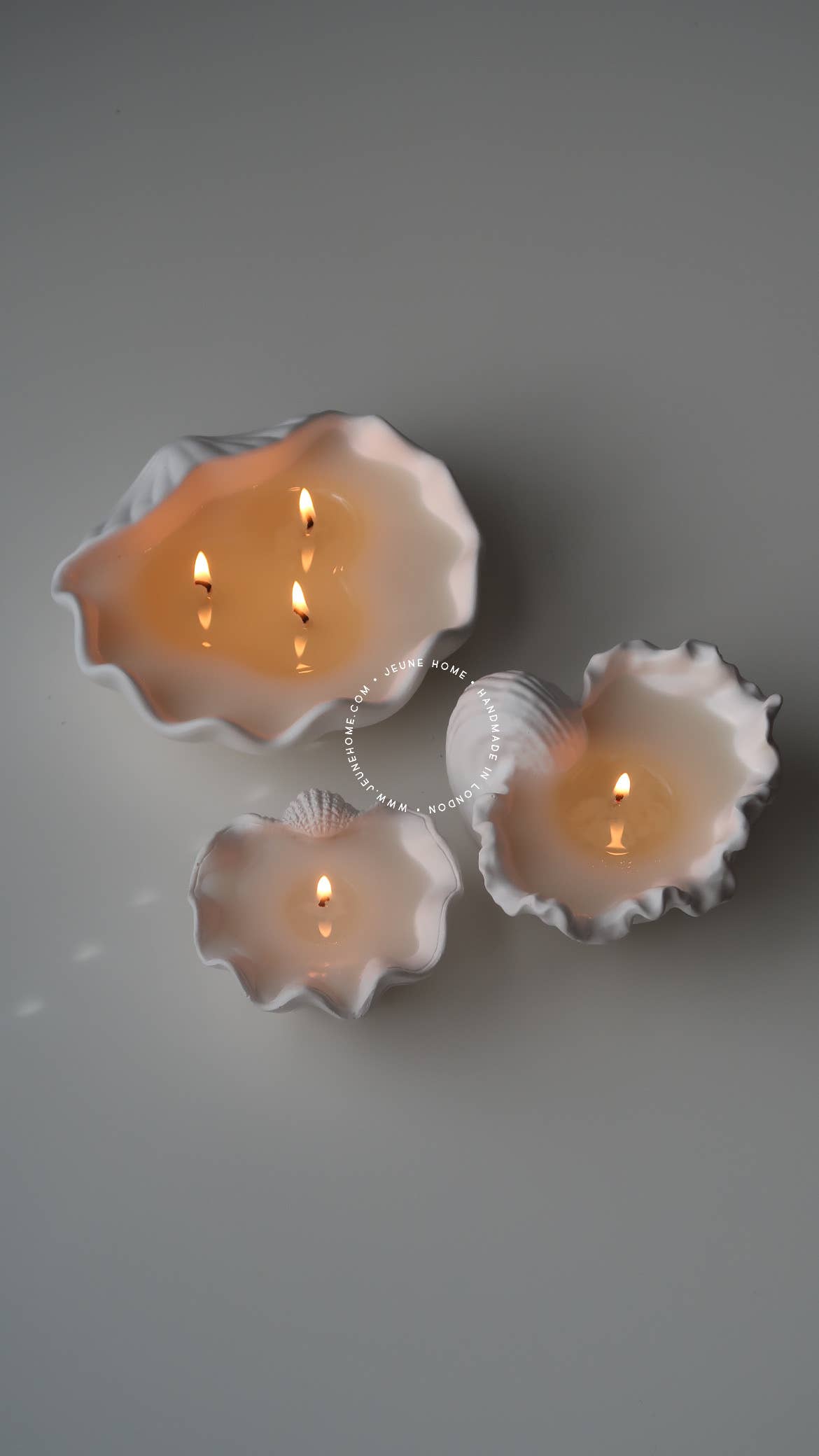 Mini clam shell - custom scented candle | Summer candle 