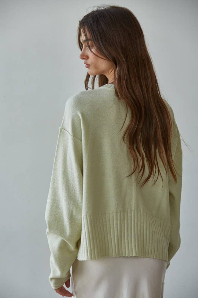 Knit Sweater Light Weight Cardigan