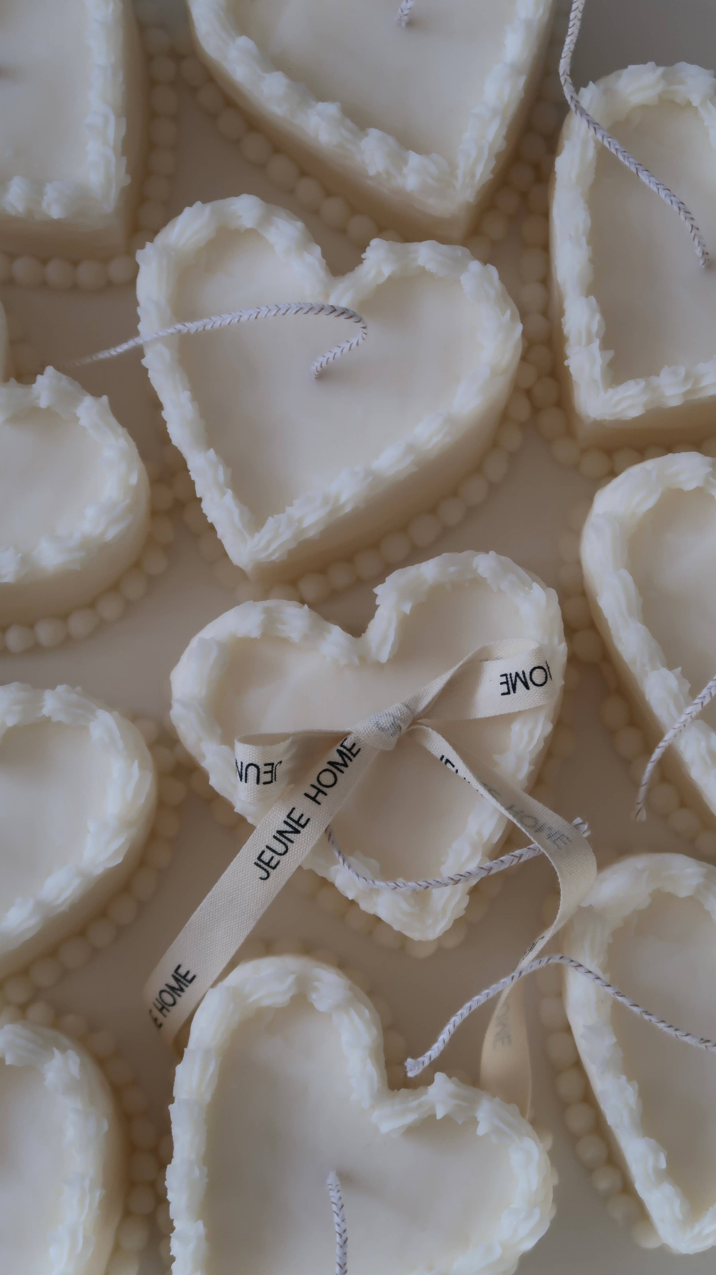 Jeune Home Heart Cake Candle