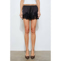 Maisy Lace-Trim Satin Short