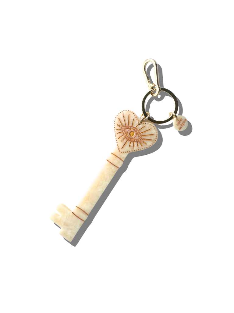 Key to My Heart Bag Charm + Keychain