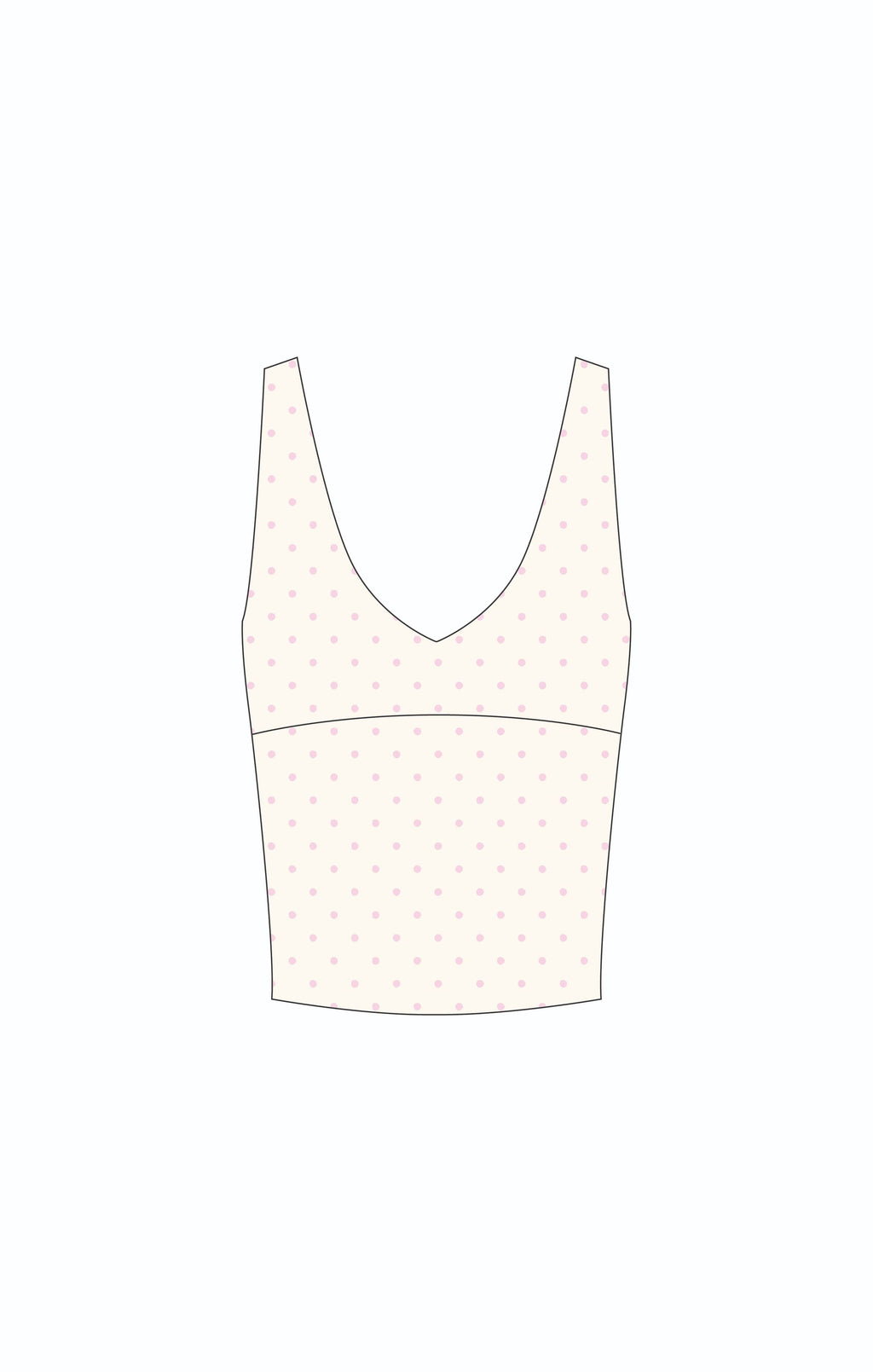 Happy Camp3r - WHISPERING DOTS HARPER ACTIVE TOP